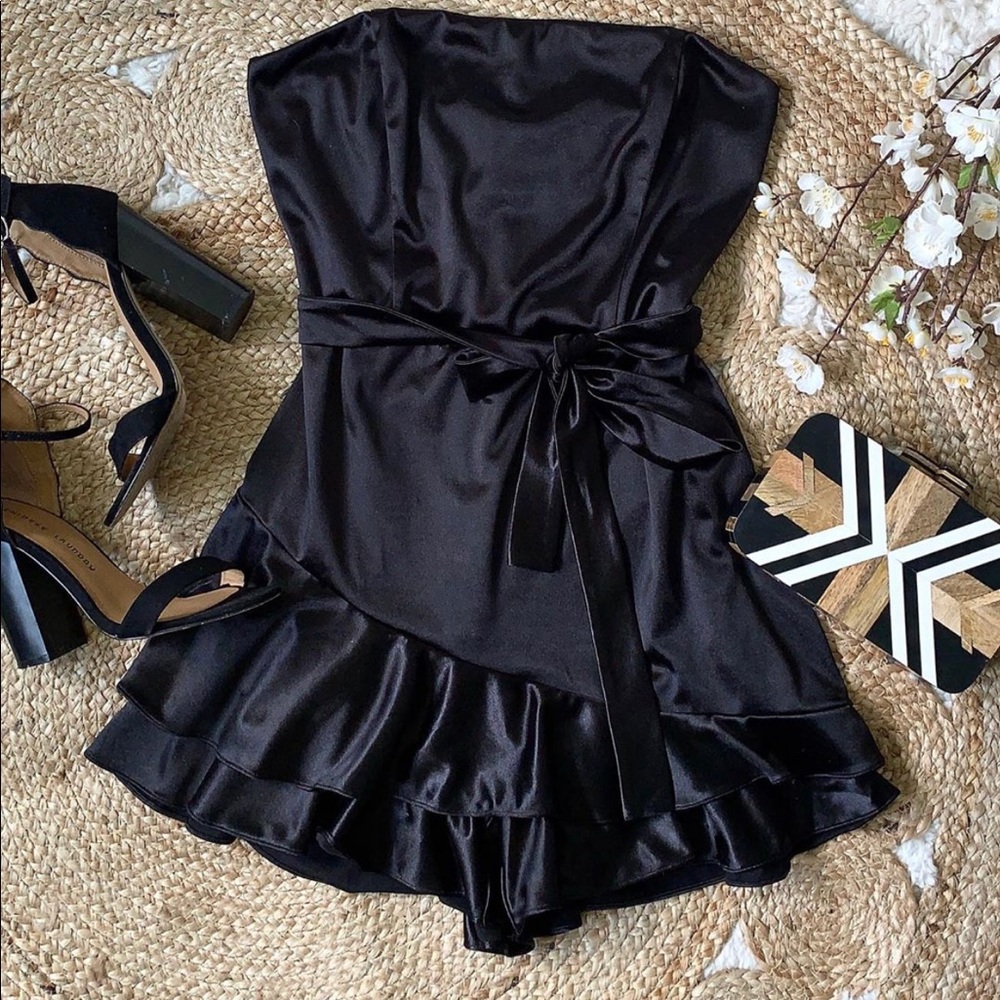 Black Mini dress/ romper